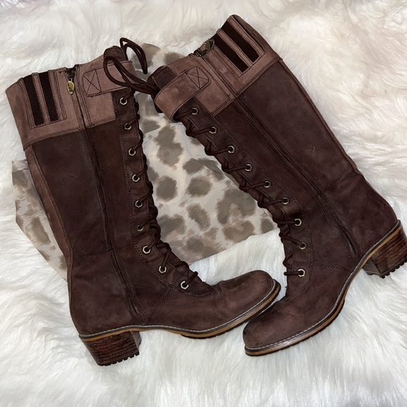 Red Wing Tall Suede Boots - Picture 3 of 7